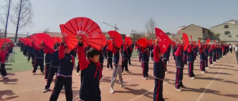 江蘇省徐州市銅山區單集實驗小學關工委舉辦“四操一舞”比賽活動